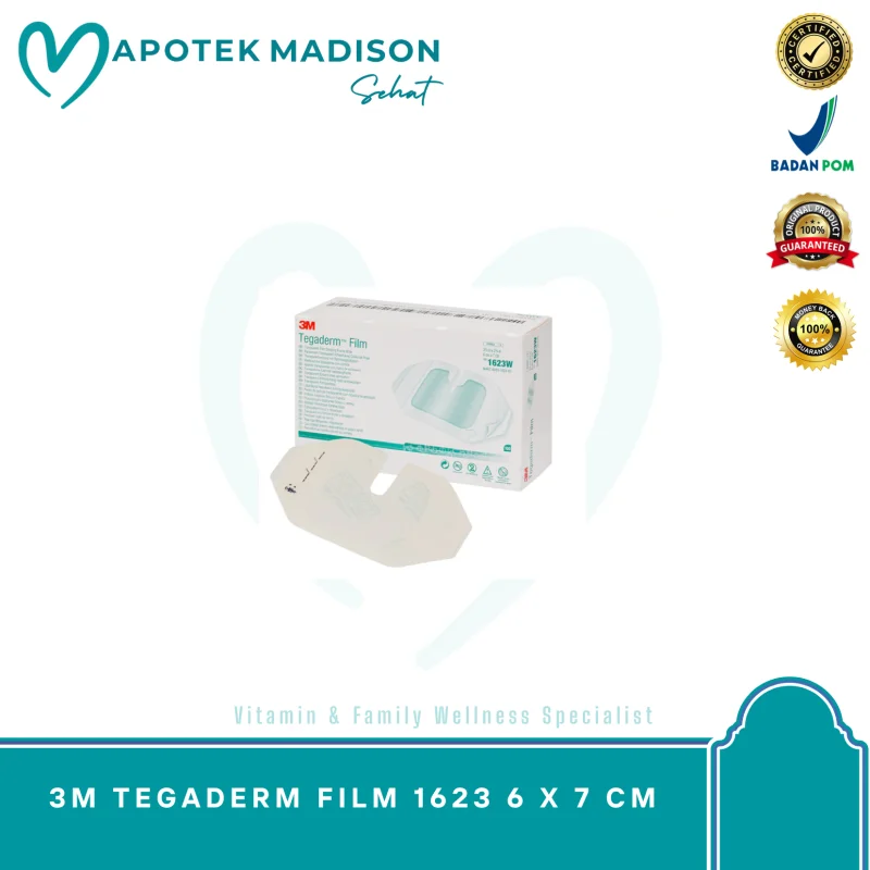 3M TEGADERM FILM 1623 6 X 7 CM