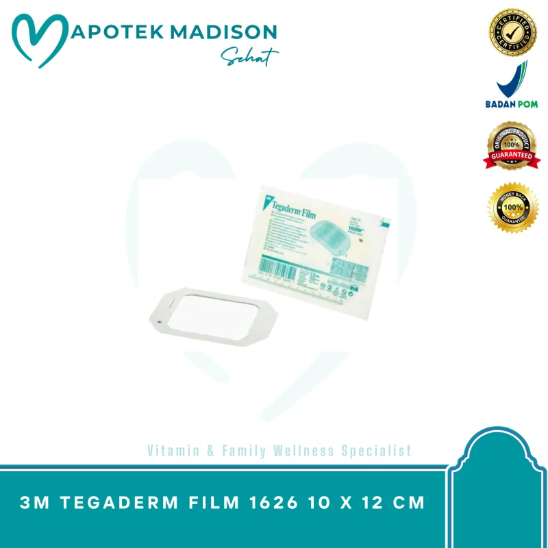 3M TEGADERM FILM 1626 10 X 12 CM
