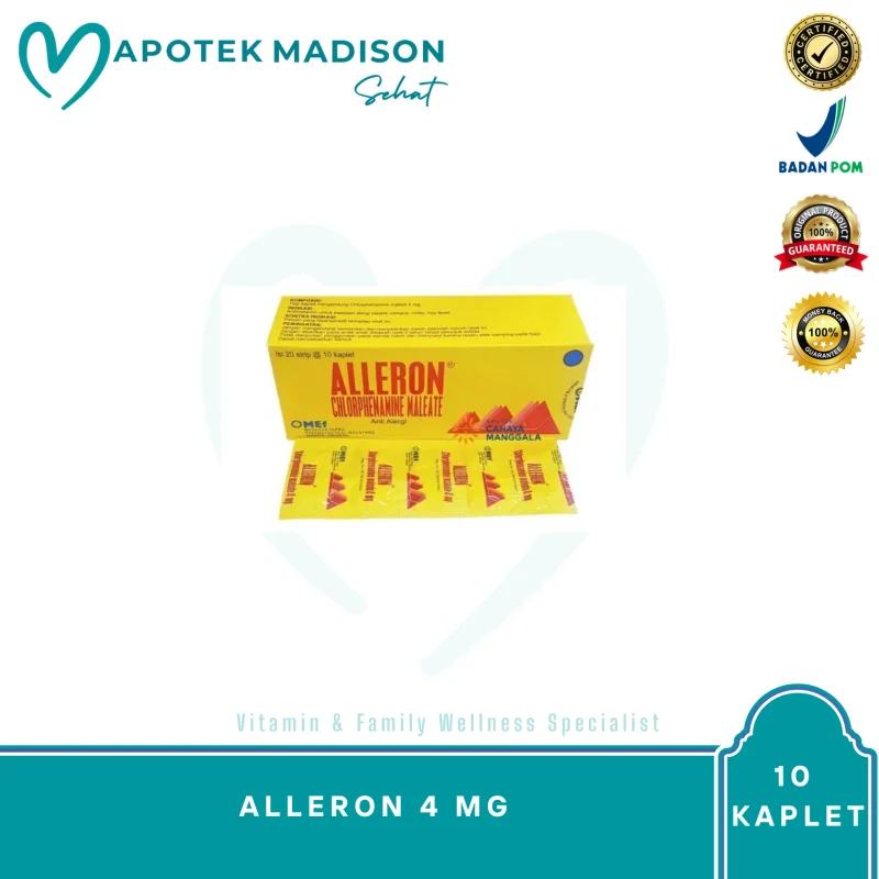 ALLERON 4 MG BOX 20 STR @ 10 KAPL