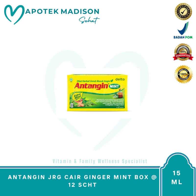 ANTANGIN JRG CAIR GINGER MINT 15ML BOX @ 12 SCHT