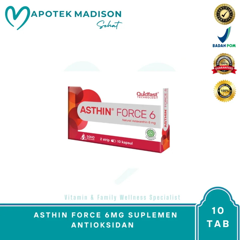 ASTHIN FORCE 6 MG BOX 2 STR @10 CAP