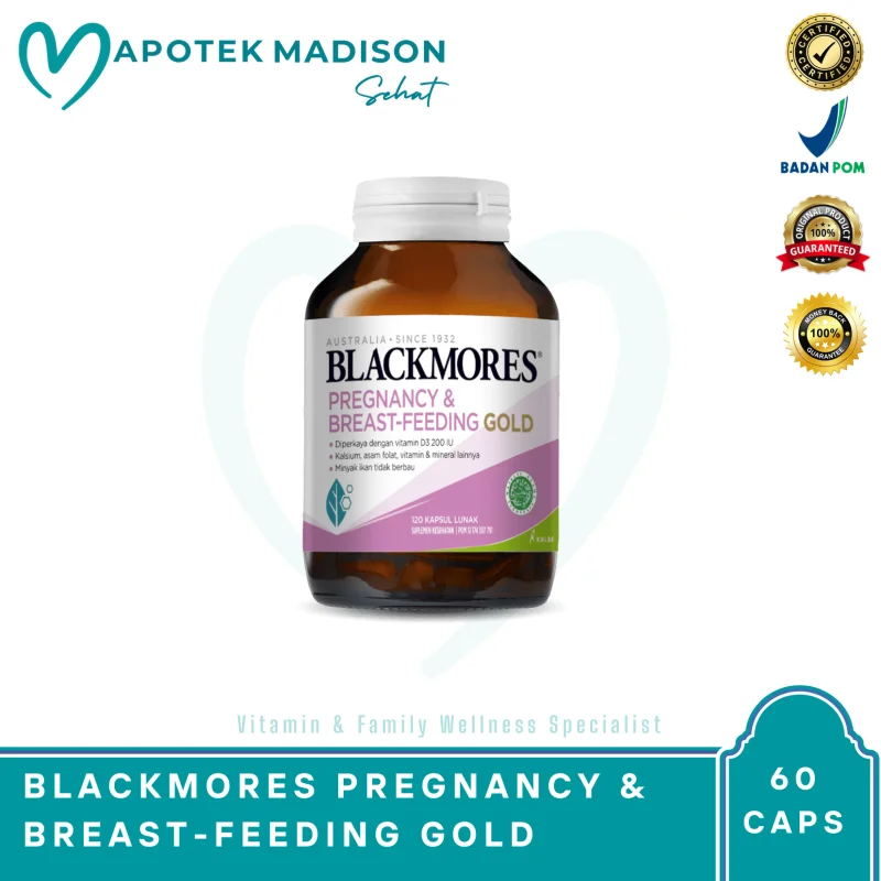 BLACKMORES PREGNANCY & BREAST FEEDING GOLD 1 BTL @ 60 CAP