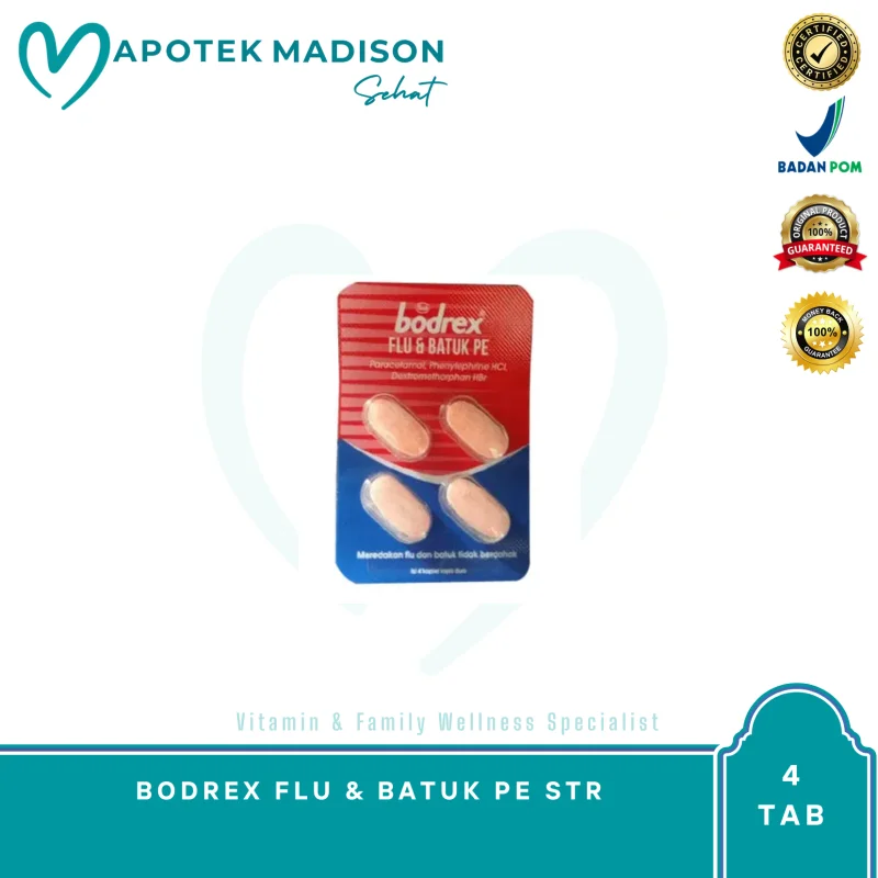 BODREX FLU & BATUK PE STR @4 TAB