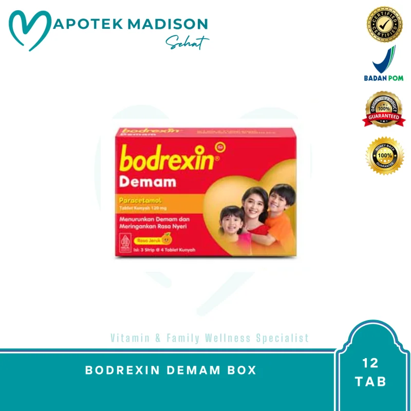 BODREXIN DEMAM BOX 3 STR @ 4 TAB