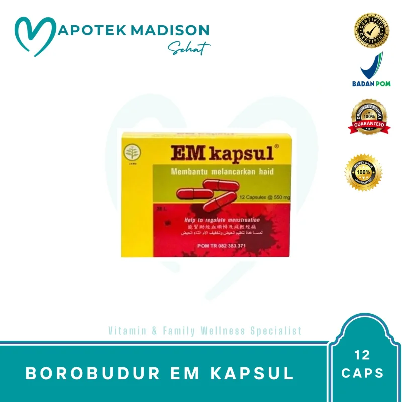 BOROBUDUR EM KAPSUL 12 CAP