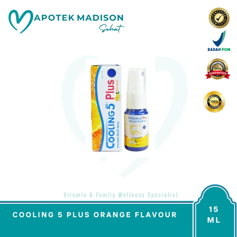 COOLING 5 PLUS ORANGE FLAVOUR 15 ML