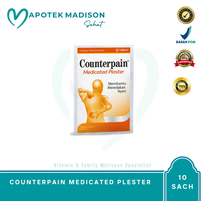 COUNTERPAIN MEDICATED PLESTER BOX 20 SCHT @ 10 PLESTER