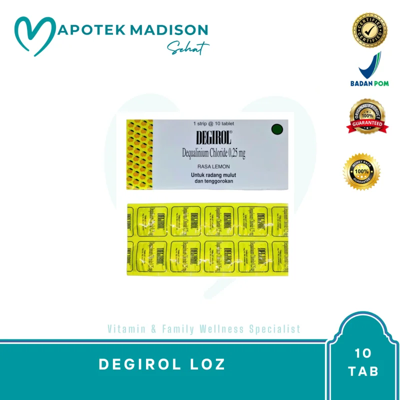 DEGIROL LOZ BOX 10 STR @ 10 TAB