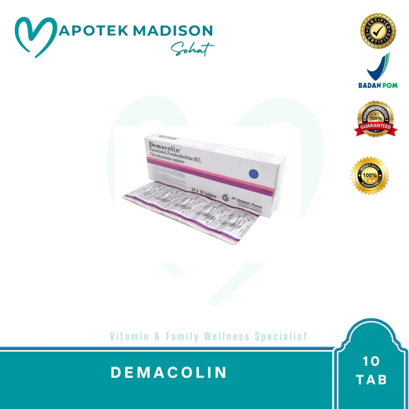 DEMACOLIN BOX 10 STR @ 10 TAB