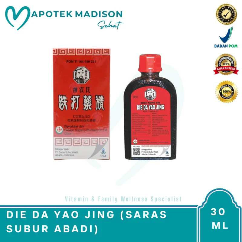 DIE DA YAO JING (SARAS SUBUR ABADI) 30 ML