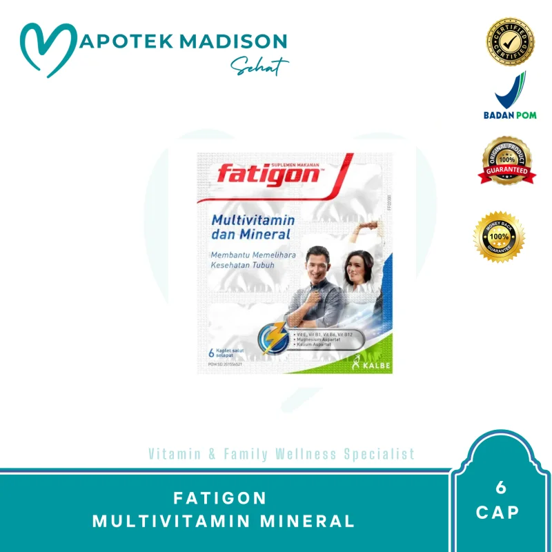 FATIGON MULTIVITAMIN MINERAL BOX 10 STR @ 6 CAP