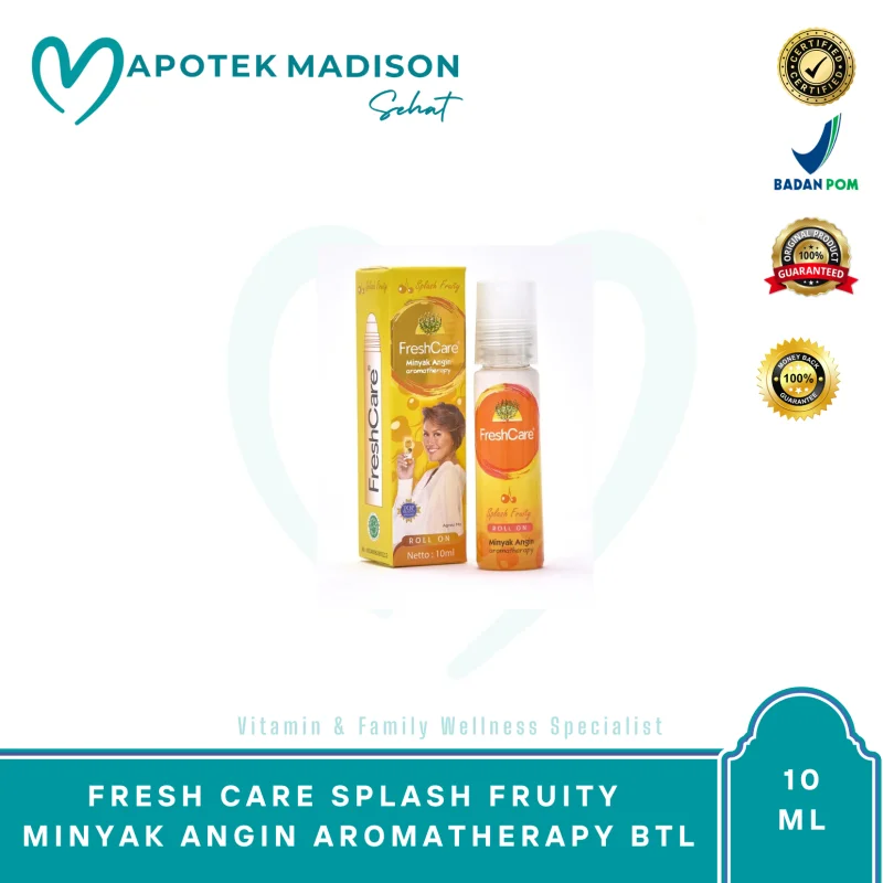 FRESH CARE SPLASH FRUITY MINYAK ANGIN AROMATHERAPY BTL ROLL ON 10 ML