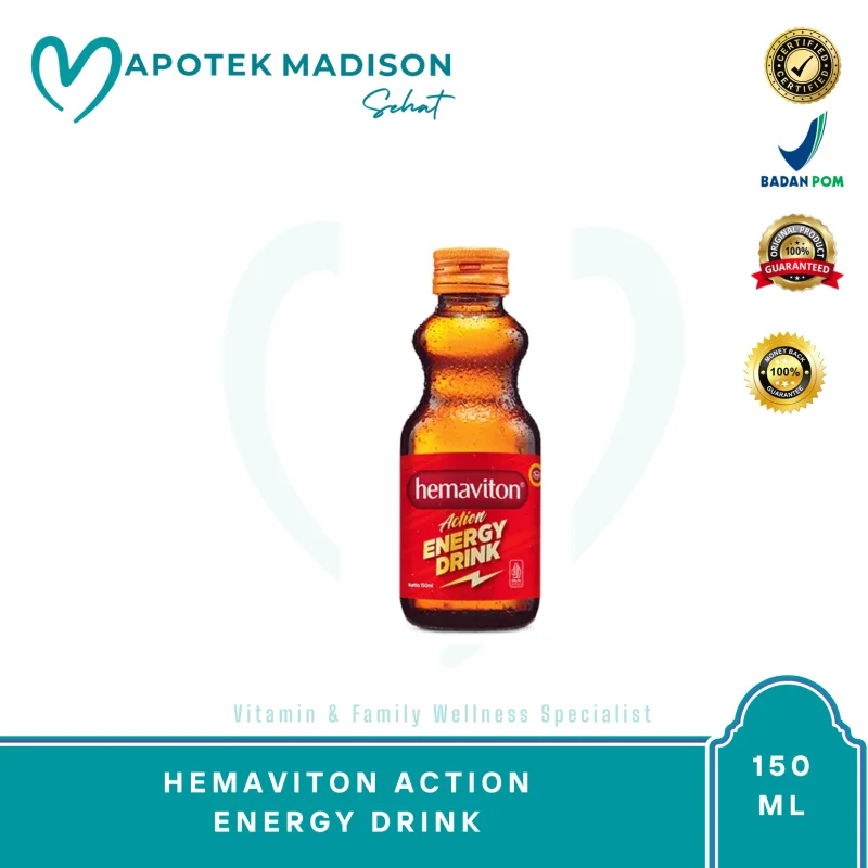 HEMAVITON ACTION ENERGY DRINK BTL 150 ML