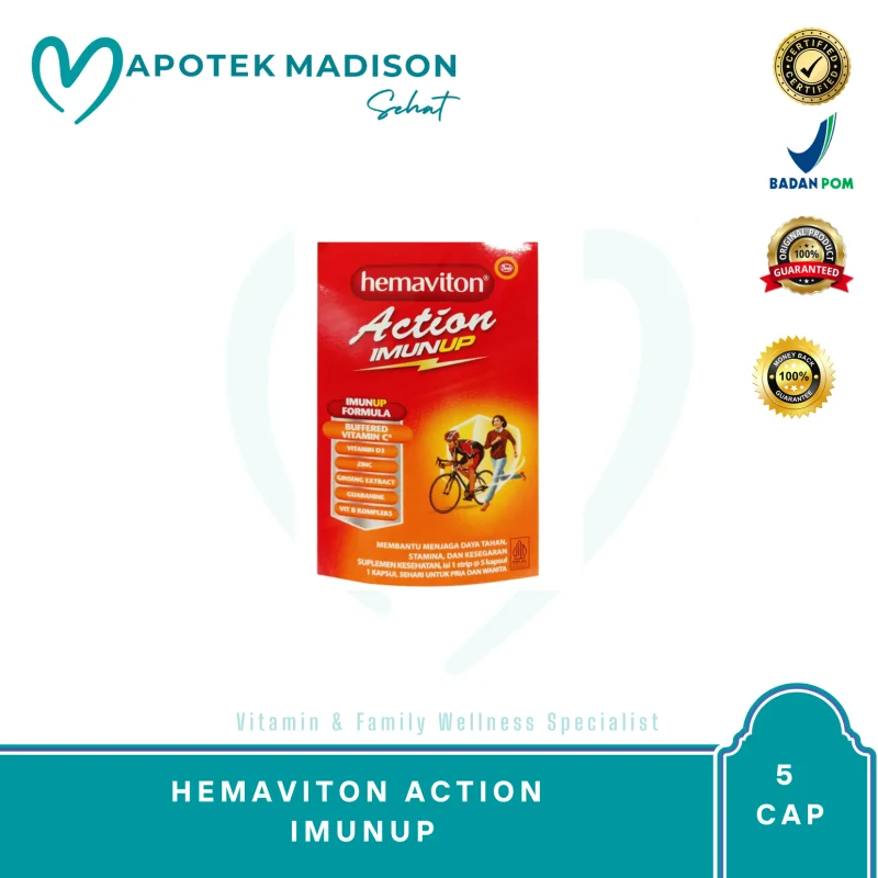 HEMAVITON ACTION IMUNUP 10 STR @ 5 CAP