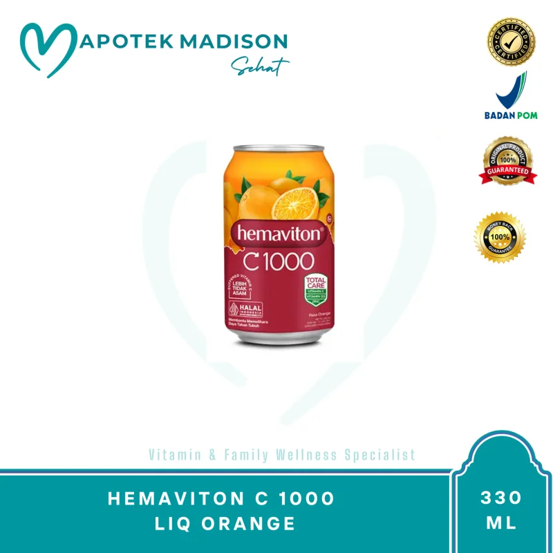 HEMAVITON C 1000 LIQ ORANGE 330 ML