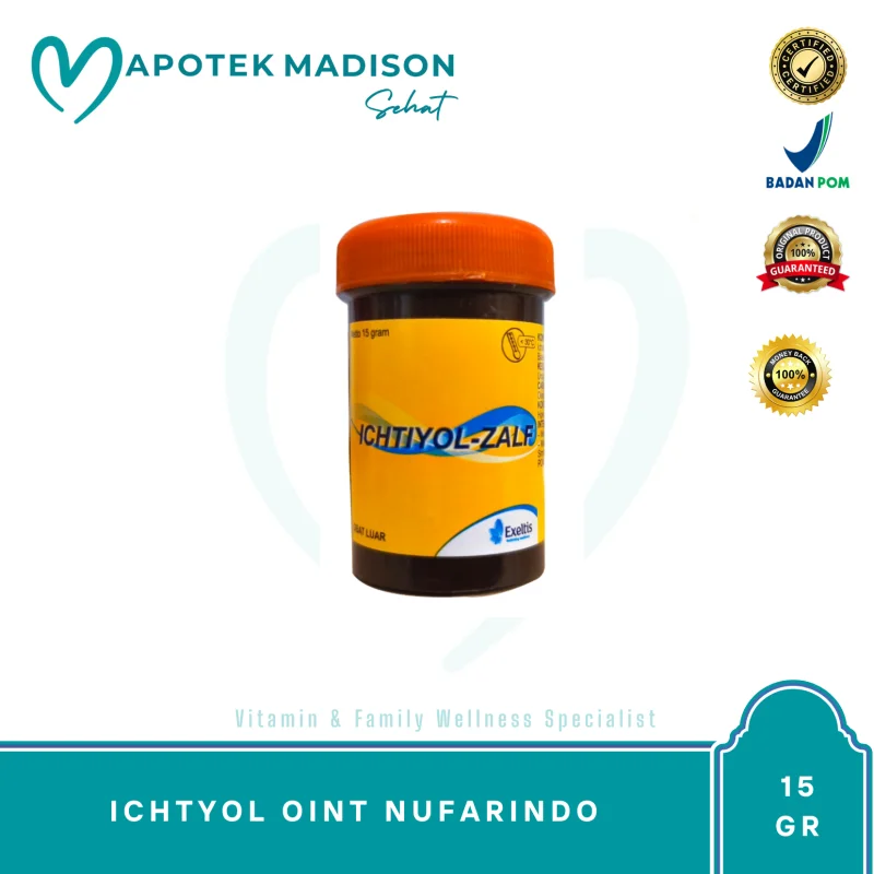 ICHTYOL OINT NUFARINDO 12 POT @ 15 G