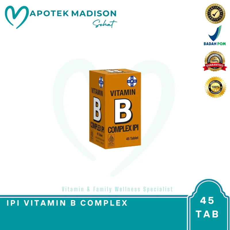 IPI VITAMIN B COMPLEX 1 BTL @ 45 TAB