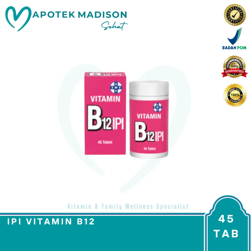 IPI VITAMIN B12 1 BTL @ 45 TAB
