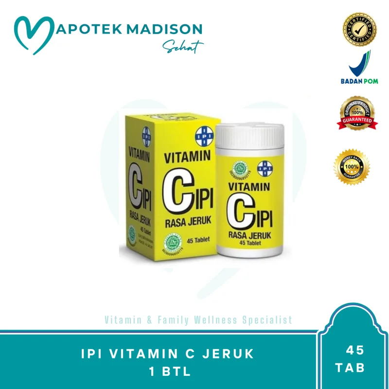 IPI VITAMIN C JERUK 1 BTL @ 45 TAB