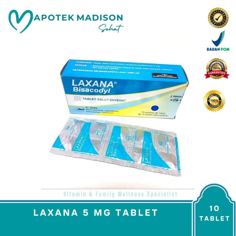 LAXANA 5 MG BOX 10 STR @ 10 TAB