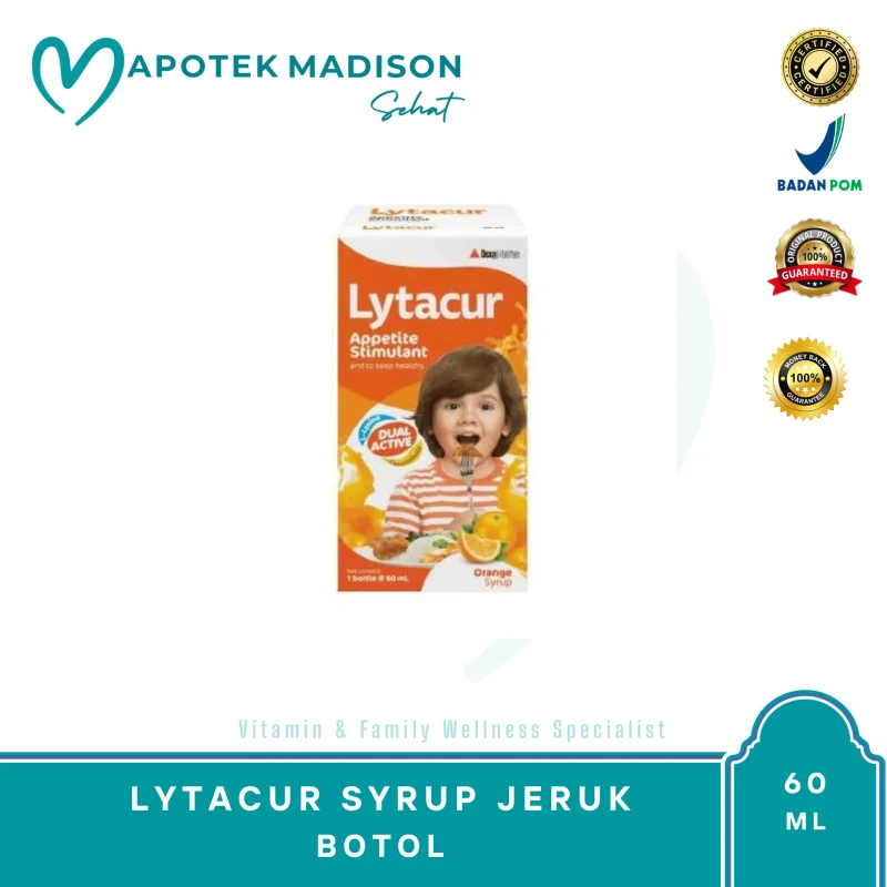 LYTACUR SYR RASA JERUK 60 ML