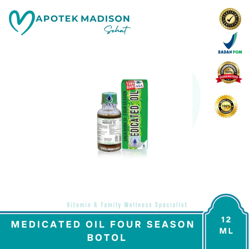 MEDICATED OIL FOUR SEASON 12 ML (SARAS SUBUR AYOE)