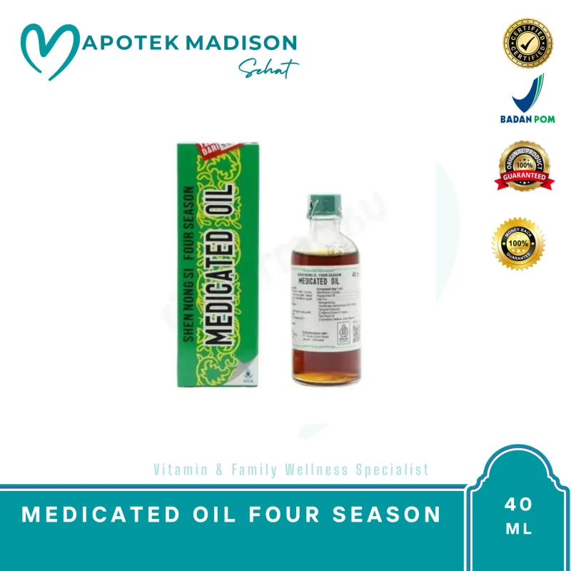 MEDICATED OIL FOUR SEASON 40 ML (SARAS SUBUR AYOE)