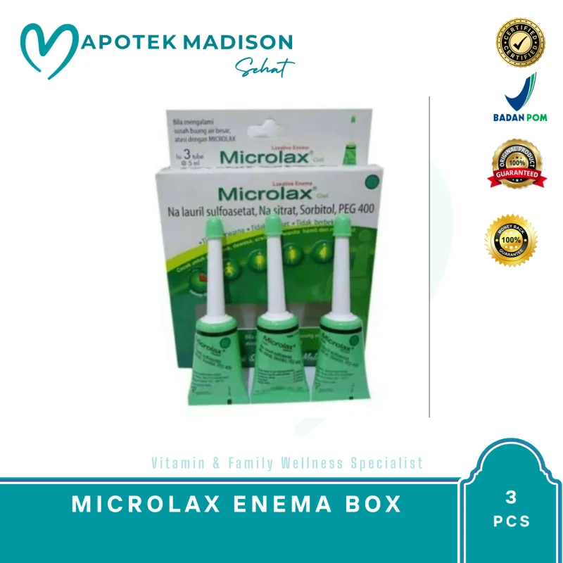 MICROLAX ENEMA BOX 3 MDS @ 5 ML