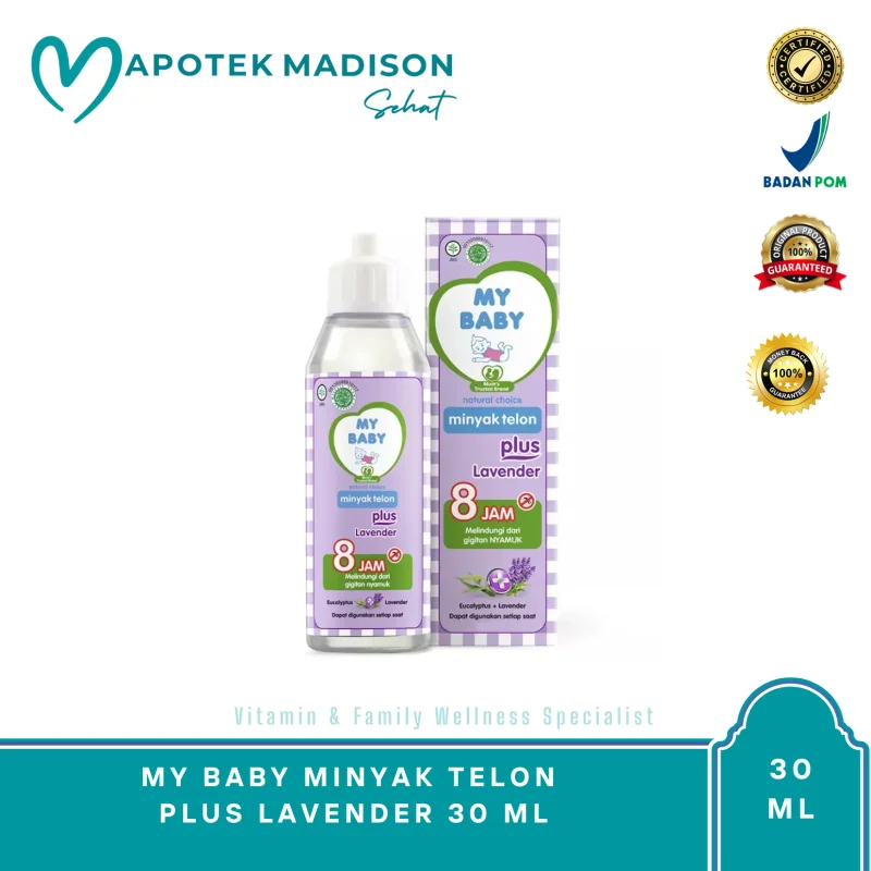 MY BABY MINYAK TELON PLUS LAVENDER 30 ML