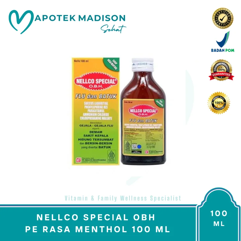 NELLCO SPECIAL OBH PE RASA MENTHOL 100 ML