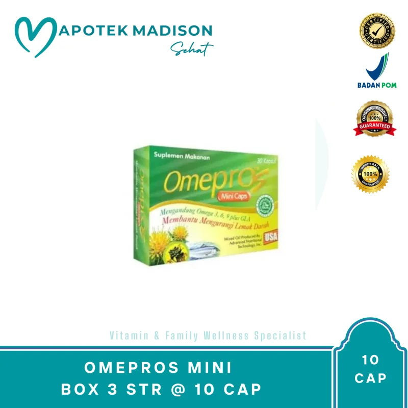 OMEPROS MINI BOX 3 STR @ 10 CAP
