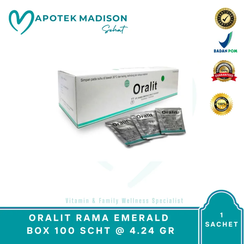 ORALIT RAMA EMERALD BOX 100 SCHT @ 4.24 GR