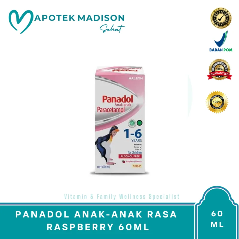 PANADOL ANAK-ANAK RASA RASPBERRY 60ML