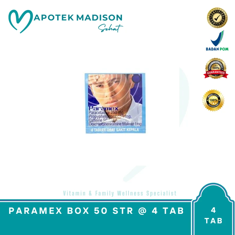 PARAMEX BOX 50 STR @ 4 TAB