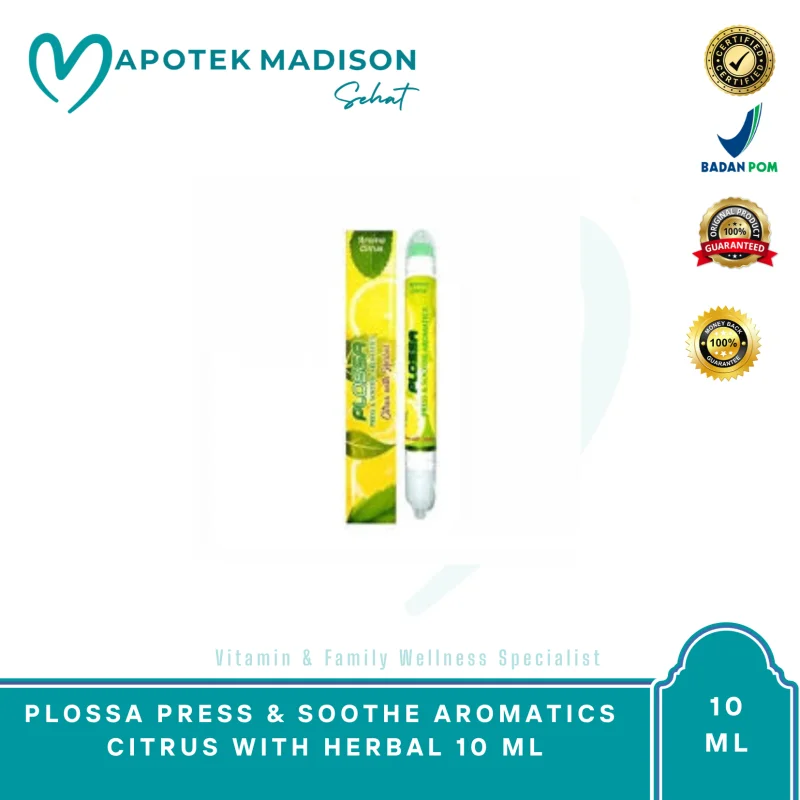 PLOSSA PRESS & SOOTHE AROMATICS CITRUS WITH HERBAL 10 ML