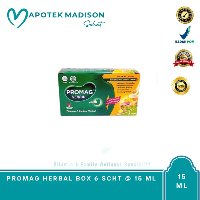 PROMAG HERBAL BOX 6 SCHT @ 15 ML