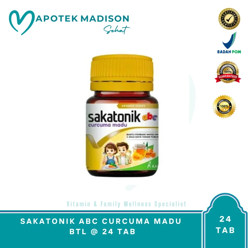 SAKATONIK ABC CURCUMA MADU BTL @ 24 TAB