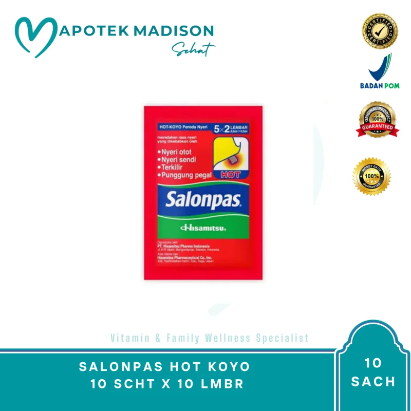 SALONPAS HOT KOYO 10 SCHT X 10 LMBR