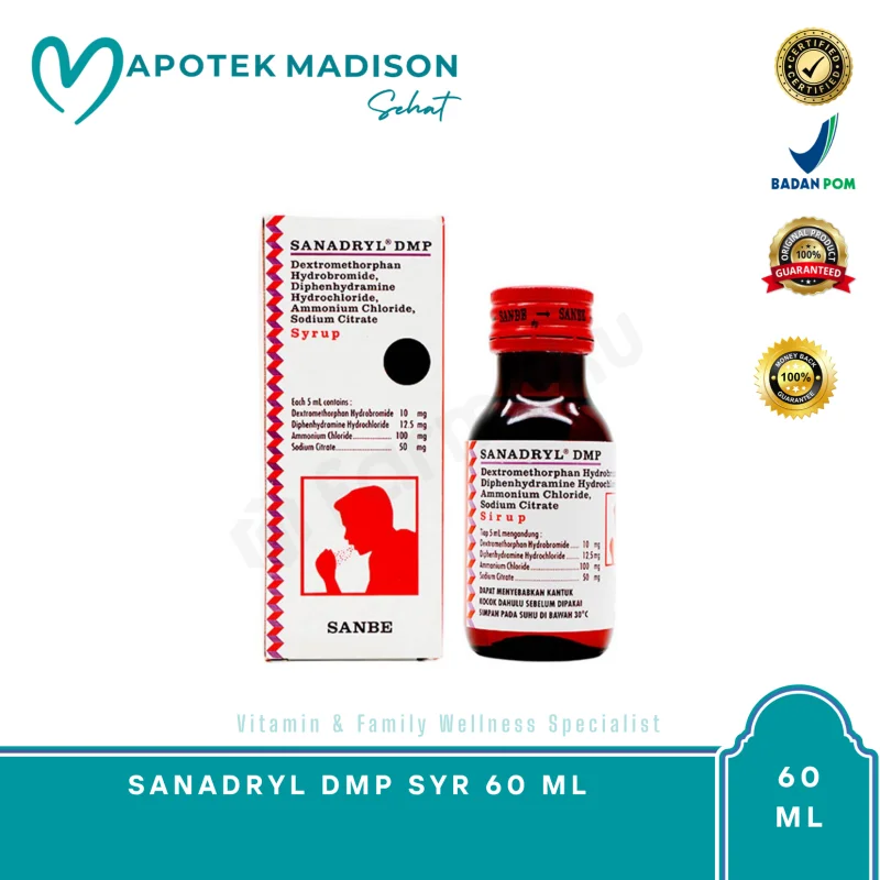 SANADRYL DMP SYR 120 ML