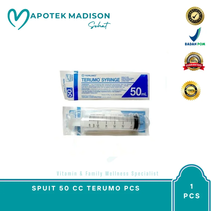 SPUIT 50 CC TERUMO PCS