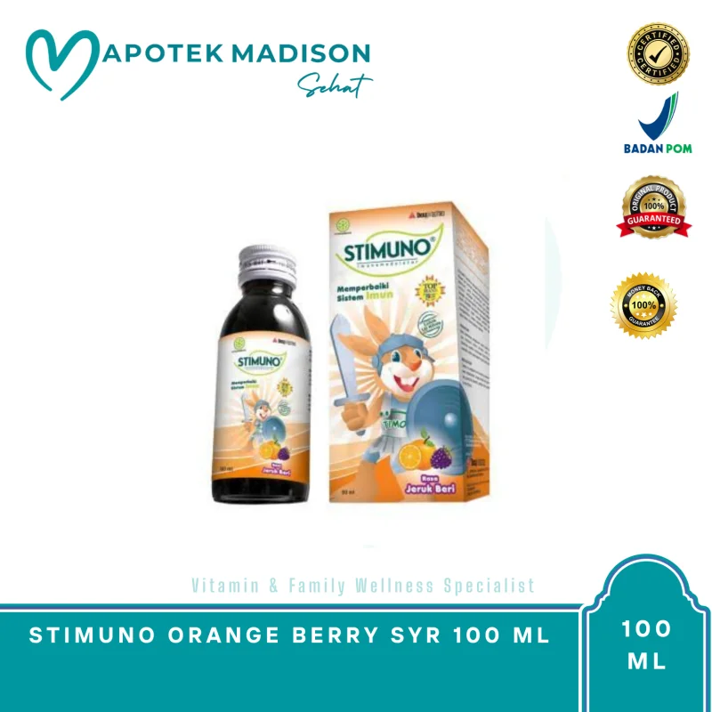 STIMUNO ORANGE BERRY SYR 100 ML