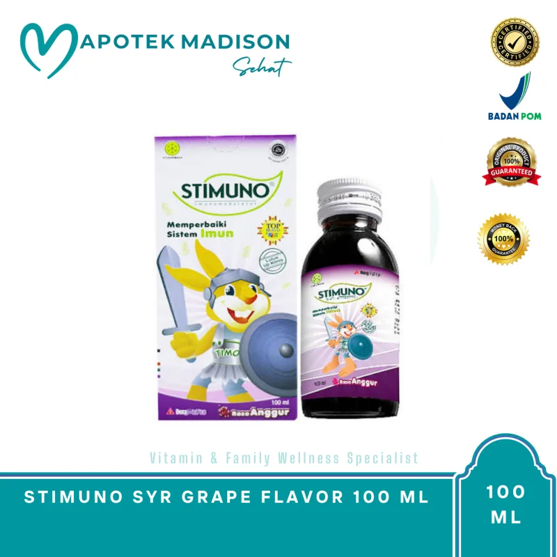 STIMUNO SYR GRAPE FLAVOR 100 ML