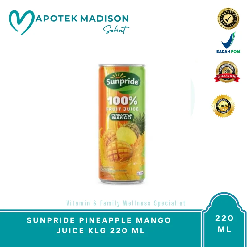 SUNPRIDE PINEAPPLE MANGO JUICE KLG 220 ML
