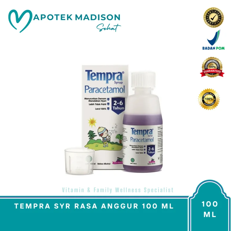 TEMPRA SYR RASA ANGGUR 100 ML