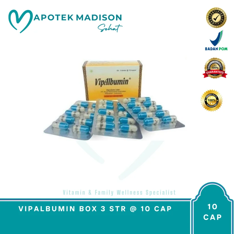 VIPALBUMIN BOX 3 STR @ 10 CAP