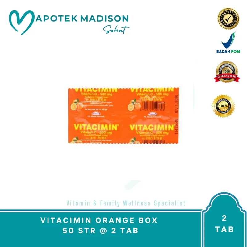 VITACIMIN ORANGE BOX 50 STR @ 2 TAB