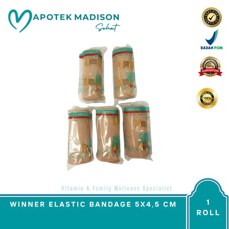 WINNER ELASTIC BANDAGE 5X4,5 CM
